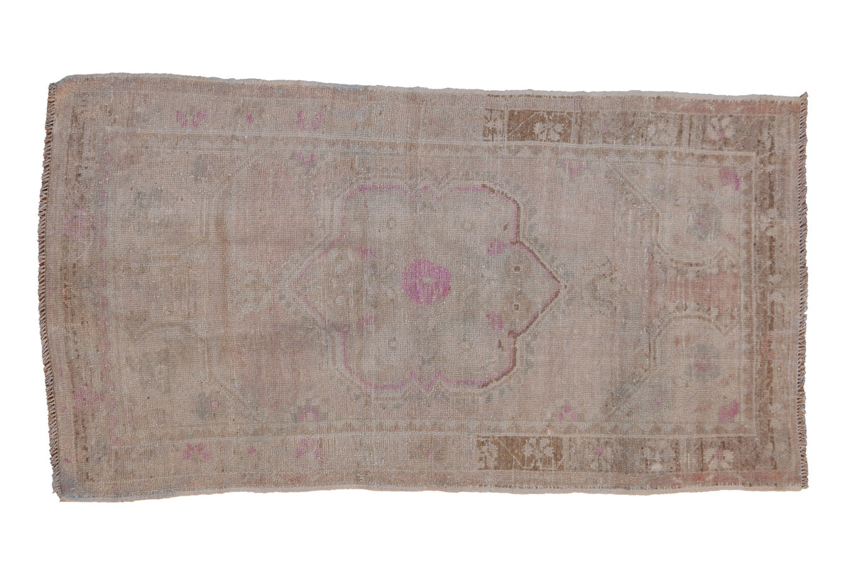 3x5.5 Vintage Distressed Oushak Rug by Old New House® - main product image for Resin Society