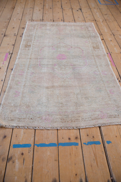 3x5.5 Vintage Distressed Oushak Rug by Old New House® - product image 5 for Resin Society