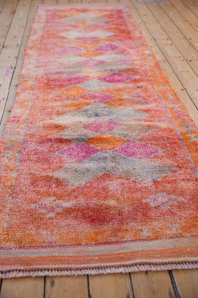 3.5x10 Vintage Distressed Kurd Rug Runner by Old New House® - product image 4 for Resin Society