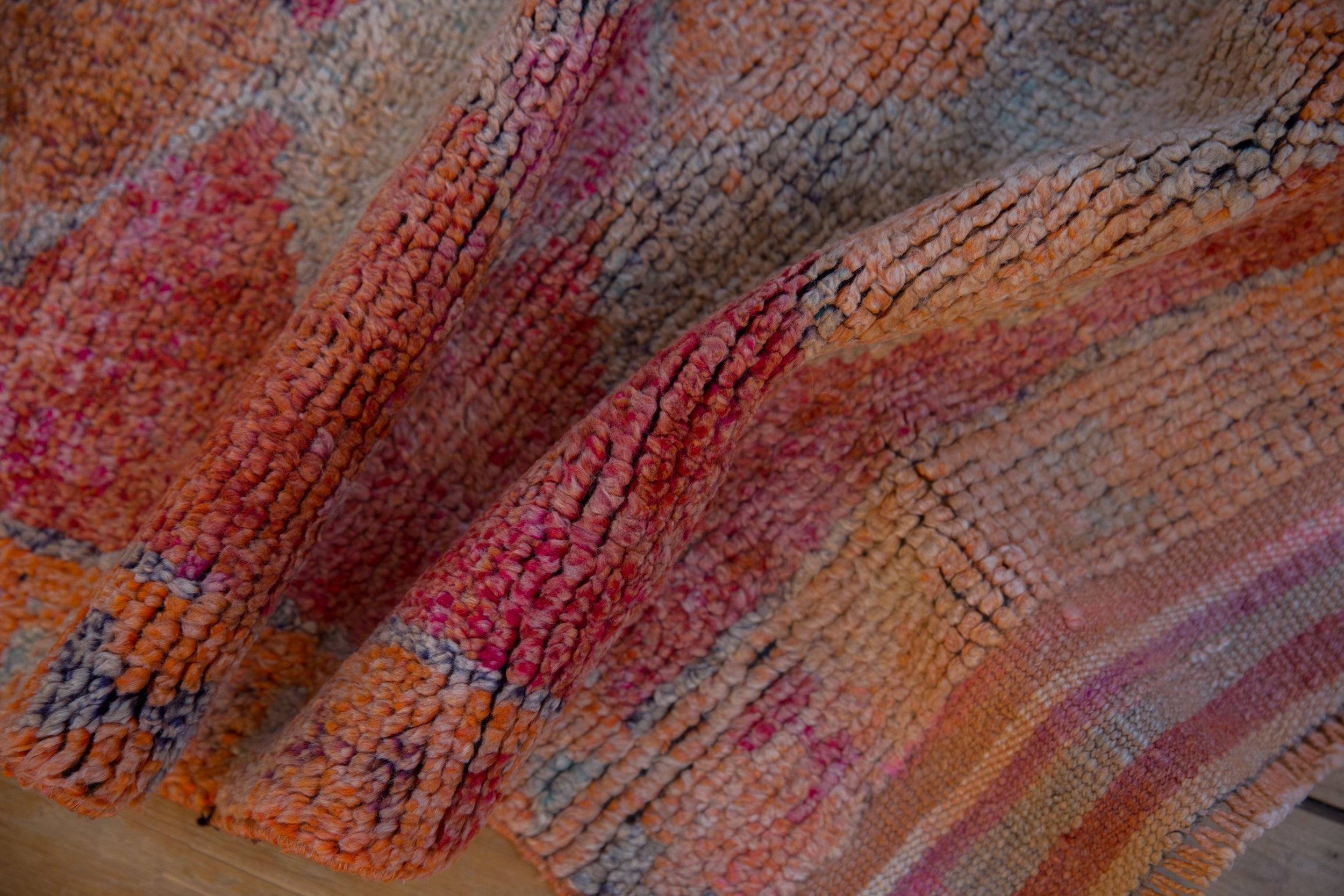 3.5x10 Vintage Distressed Kurd Rug Runner by Old New House® - product image 7 for Resin Society