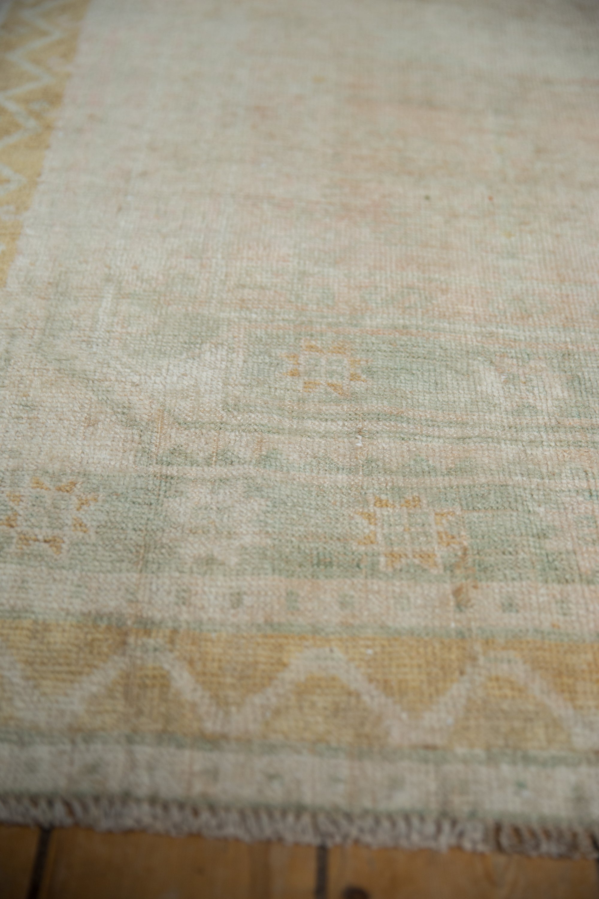 3.5x9.5 Vintage Distressed Oushak Rug Runner by Old New House® - product image 6 for Resin Society
