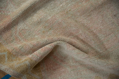 3.5x9.5 Vintage Distressed Oushak Rug Runner by Old New House® - product image 9 for Resin Society
