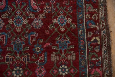 4x5.5 Vintage Kurdish Hamadan Rug
