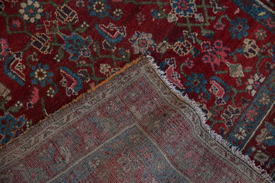 4x5.5 Vintage Kurdish Hamadan Rug