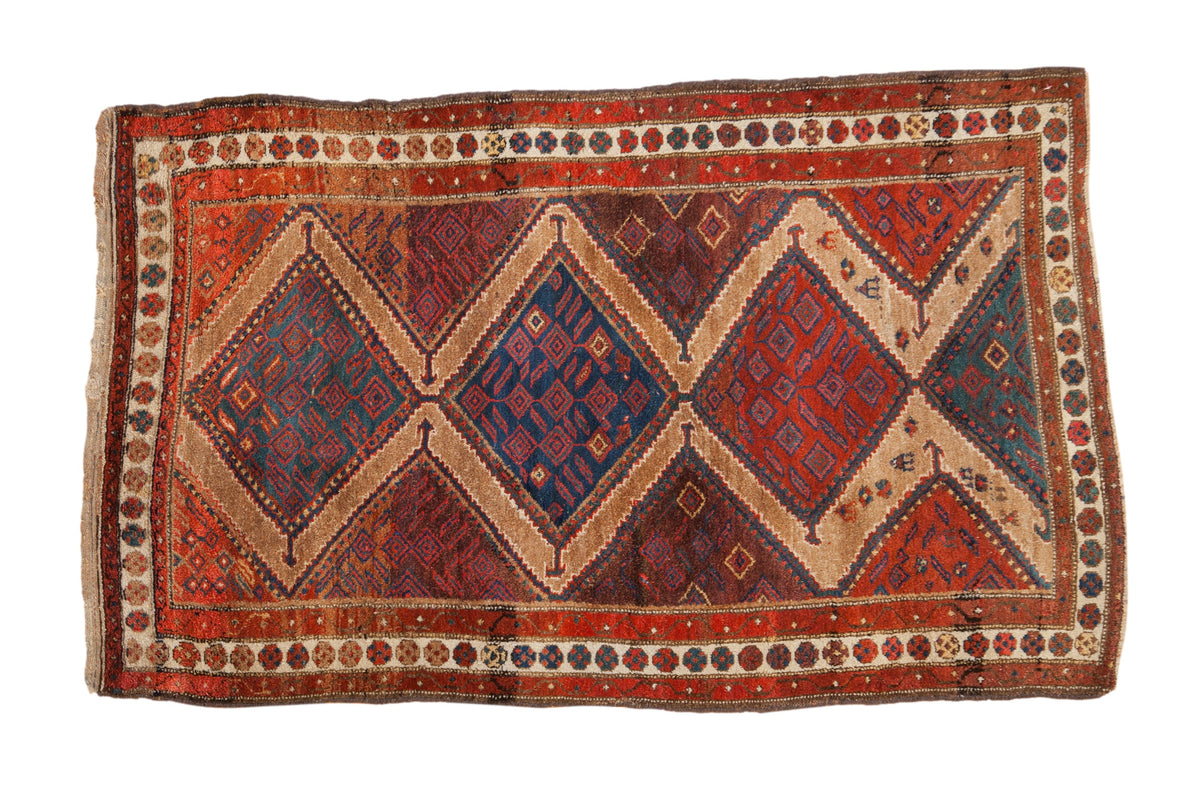 4x6.5 Antique Fine Hamadan Rug by Old New House® - main product image for Resin Society