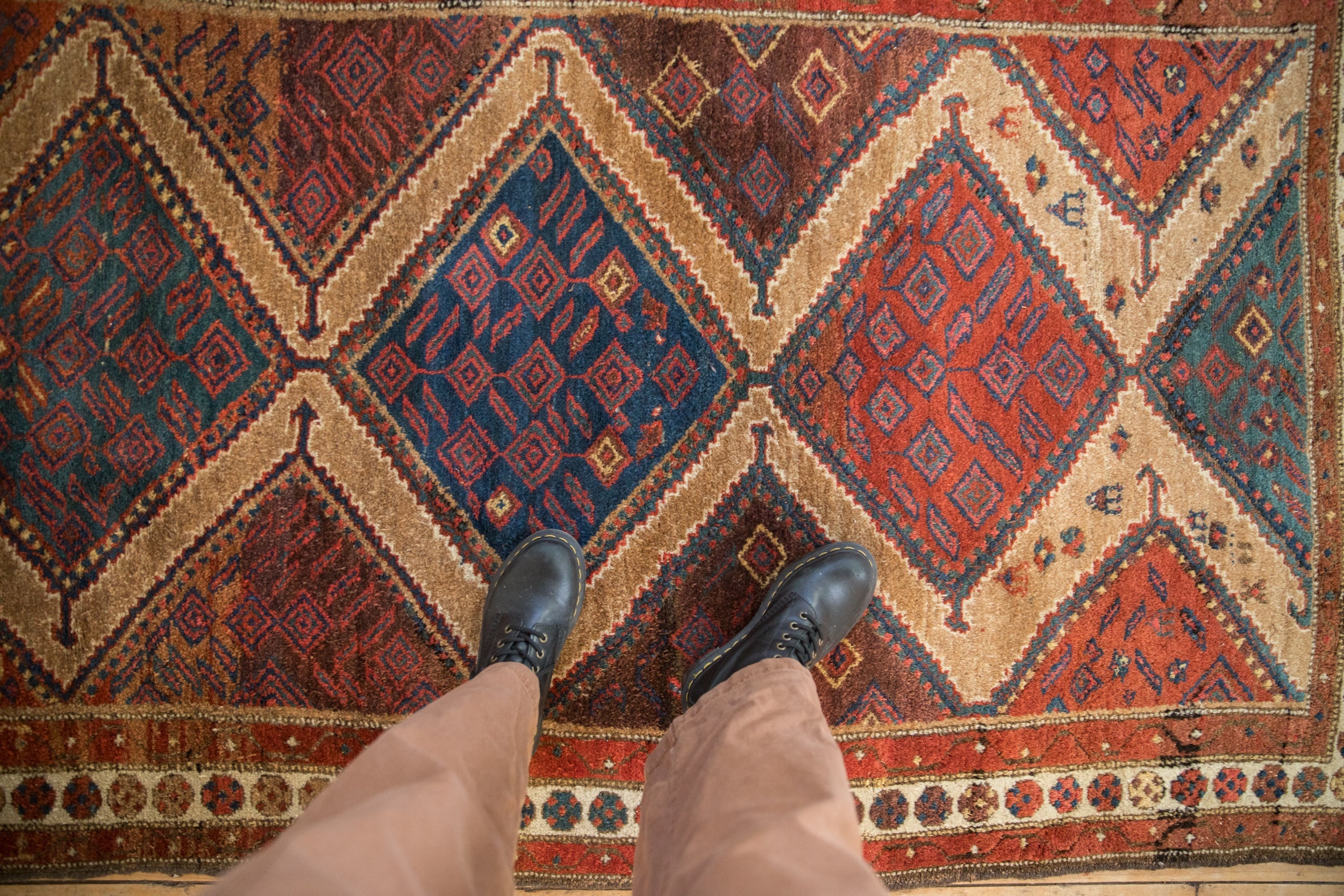 4x6.5 Antique Fine Hamadan Rug by Old New House® - product image 2 for Resin Society