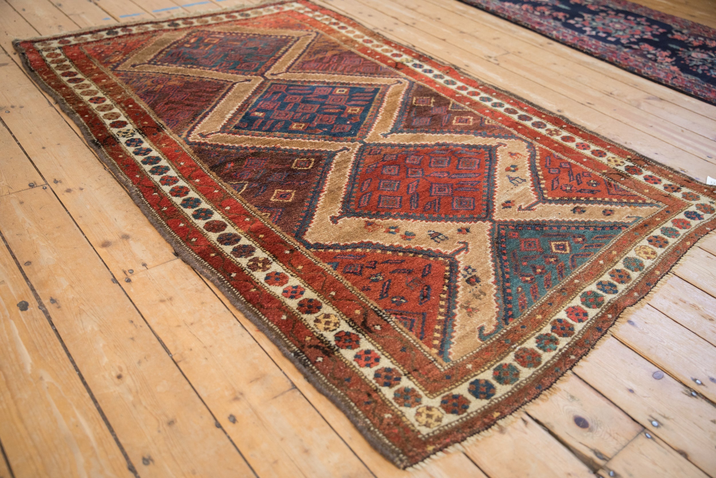 4x6.5 Antique Fine Hamadan Rug by Old New House® - product image 4 for Resin Society