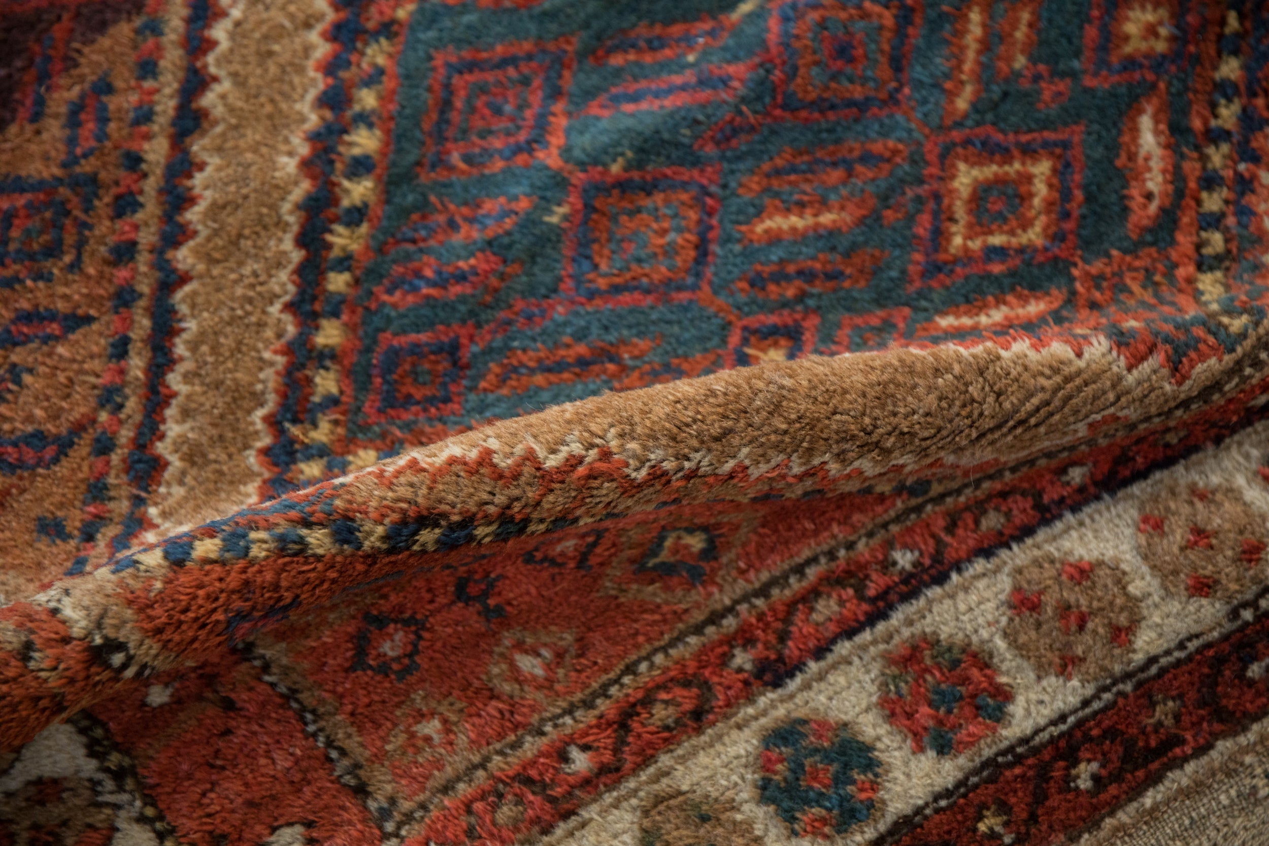 4x6.5 Antique Fine Hamadan Rug by Old New House® - product image 12 for Resin Society