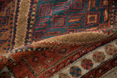 4x6.5 Antique Fine Hamadan Rug by Old New House® - product image 12 for Resin Society