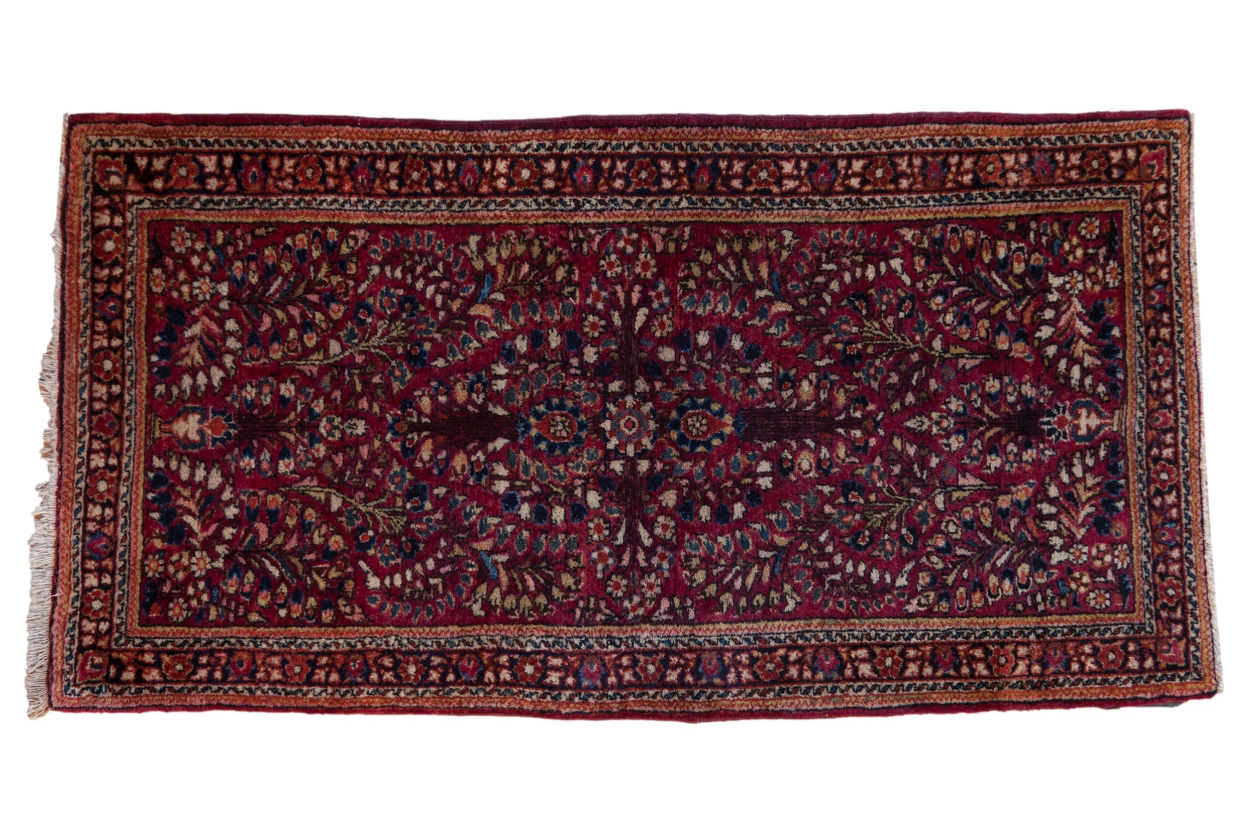 2.5x5 Vintage Fine American Sarouk Rug Runner by Old New House® - main product image for Resin Society