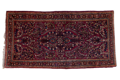 2.5x5 Vintage Fine American Sarouk Rug Runner by Old New House® - main product image for Resin Society