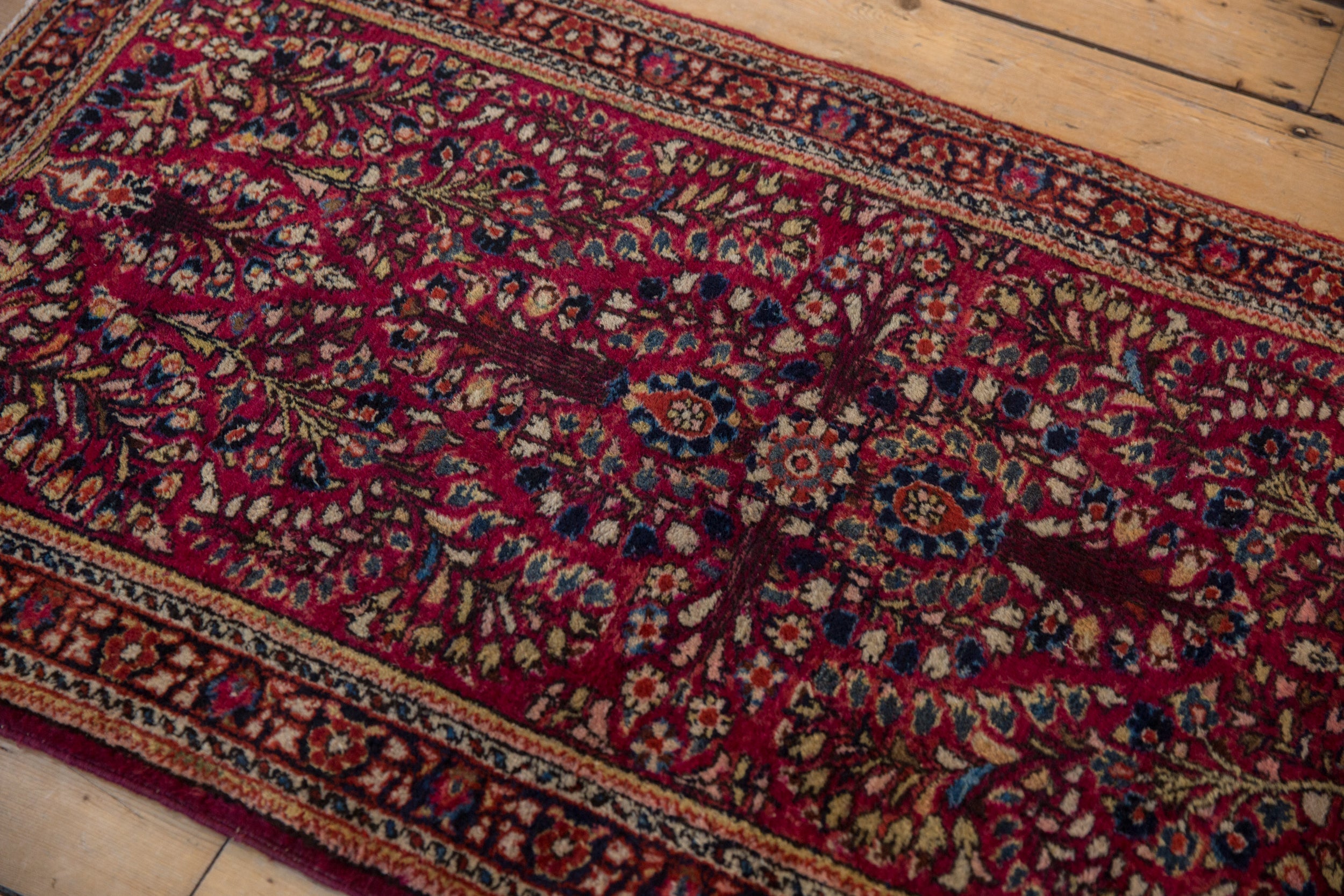 2.5x5 Vintage Fine American Sarouk Rug Runner by Old New House® - product image 5 for Resin Society