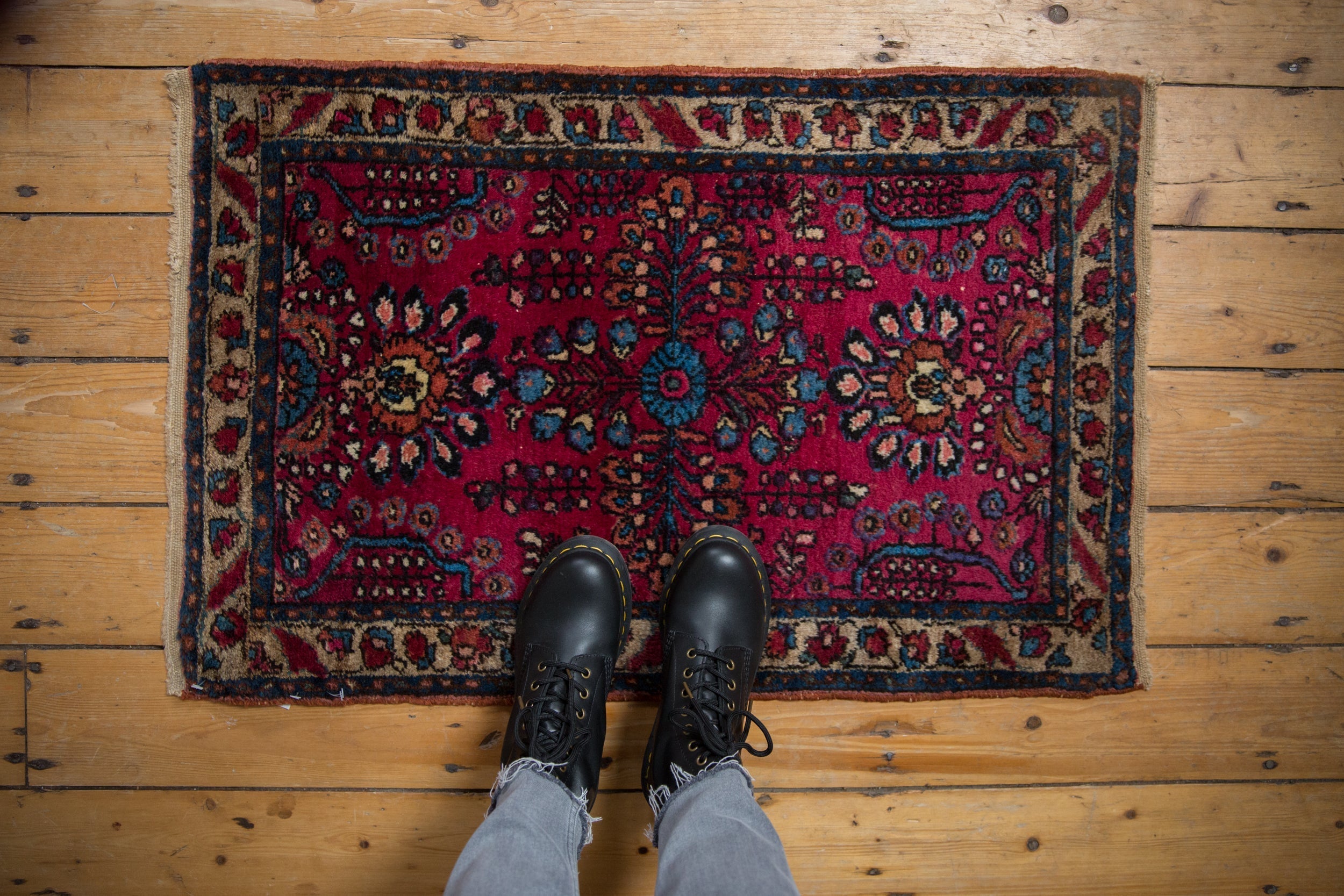 2x3 Vintage Fine Lilihan Rug Mat by Old New House® - product image 2 for Resin Society