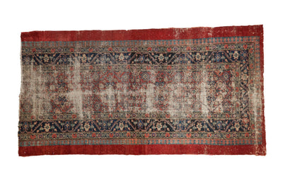 2.5x5.5 Antique Fine Fragment Serab Rug Runner