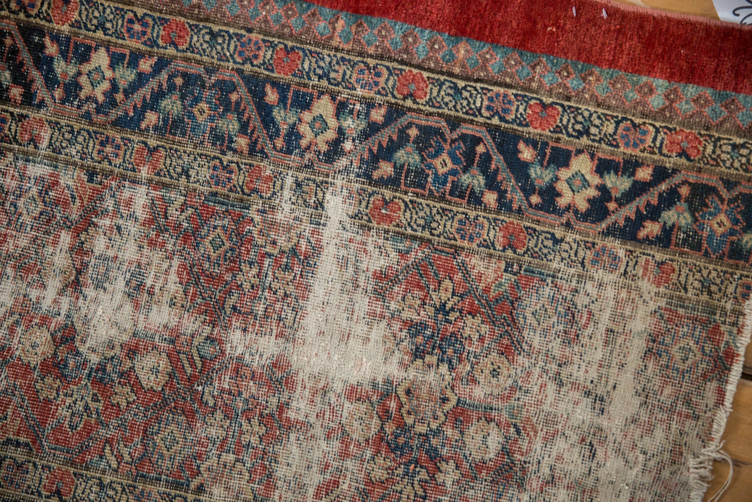 2.5x5.5 Antique Fine Fragment Serab Rug Runner