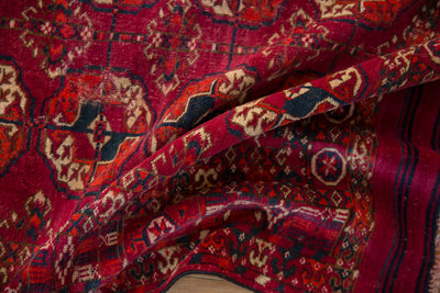 3.5x4 Vintage Turkmen Square Rug by Old New House® - product image 7 for Resin Society