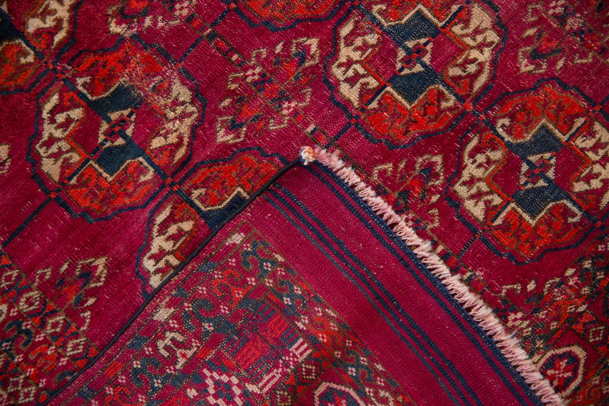 3.5x4 Vintage Turkmen Square Rug by Old New House® - product image 8 for Resin Society