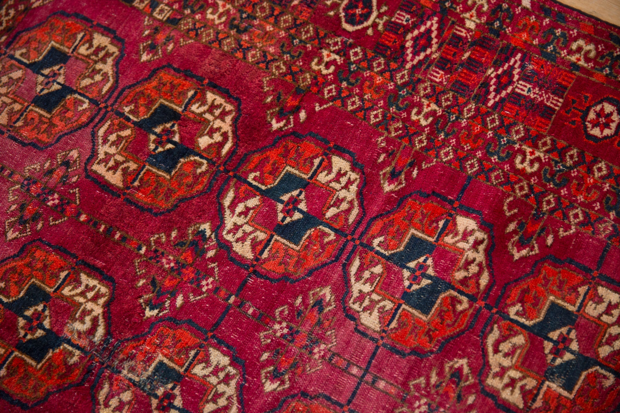 3.5x4 Vintage Turkmen Square Rug by Old New House® - product image 9 for Resin Society