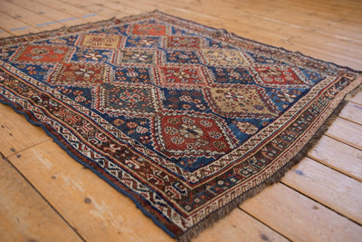4x4.5 Antique Qashqai Square Rug by Old New House® - product image 4 for Resin Society