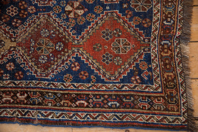 4x4.5 Antique Qashqai Square Rug by Old New House® - product image 6 for Resin Society