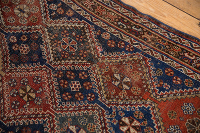 4x4.5 Antique Qashqai Square Rug by Old New House® - product image 8 for Resin Society