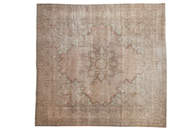9.5x10 Vintage Fine Distressed Cyrus Crown® Kerman Square Carpet by Old New House® - main product image for Resin Society