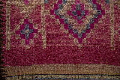3x10.5 Vintage Distressed Kurd Rug Runner by Old New House® - product image 4 for Resin Society