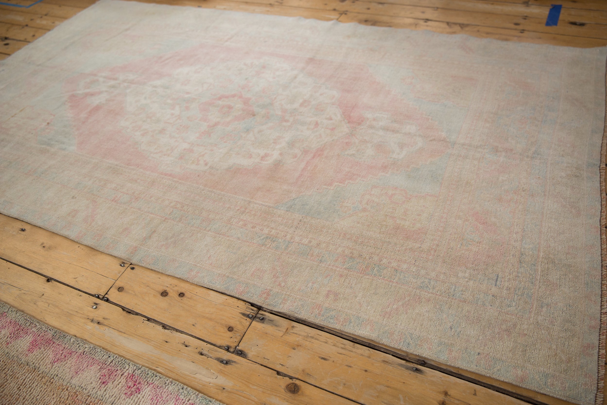 5x8.5 Vintage Distressed Oushak Carpet by Old New House® - product image 6 for Resin Society