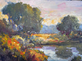 One Hundred and Three artwork by John Beard, 16x20 board painting depicting coastal landscape