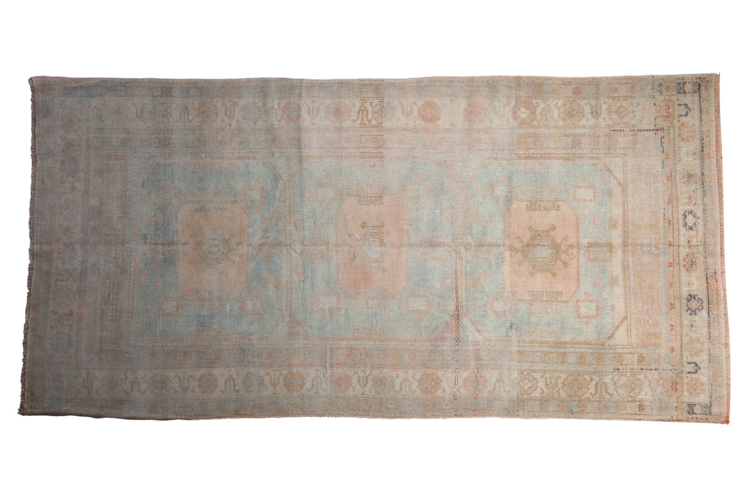 4x8 Vintage Distressed Oushak Rug Runner by Old New House® - main product image for Resin Society