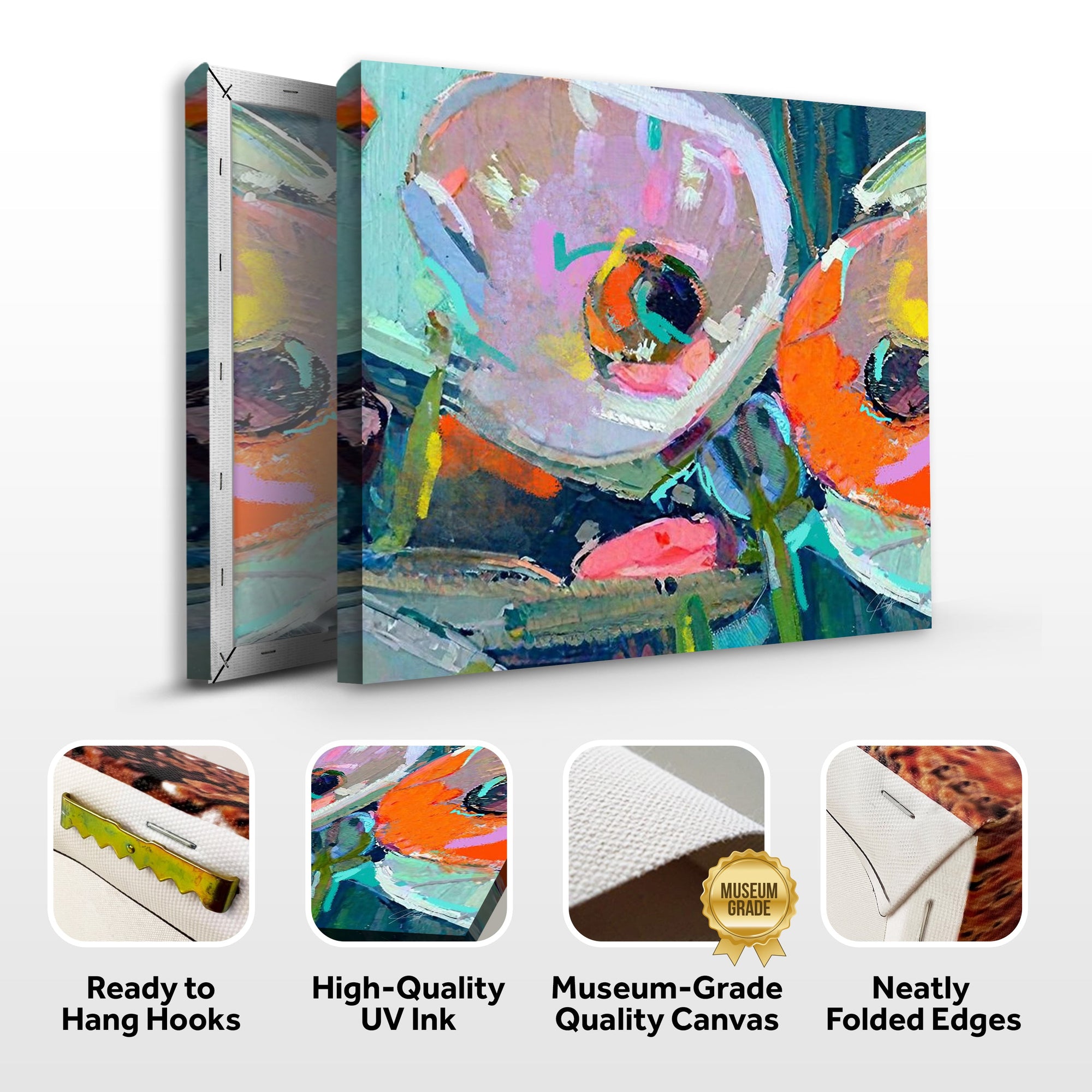 Canvas Print: Chromatic Pulse by Tailored Canvases - product image 7 for Resin Society
