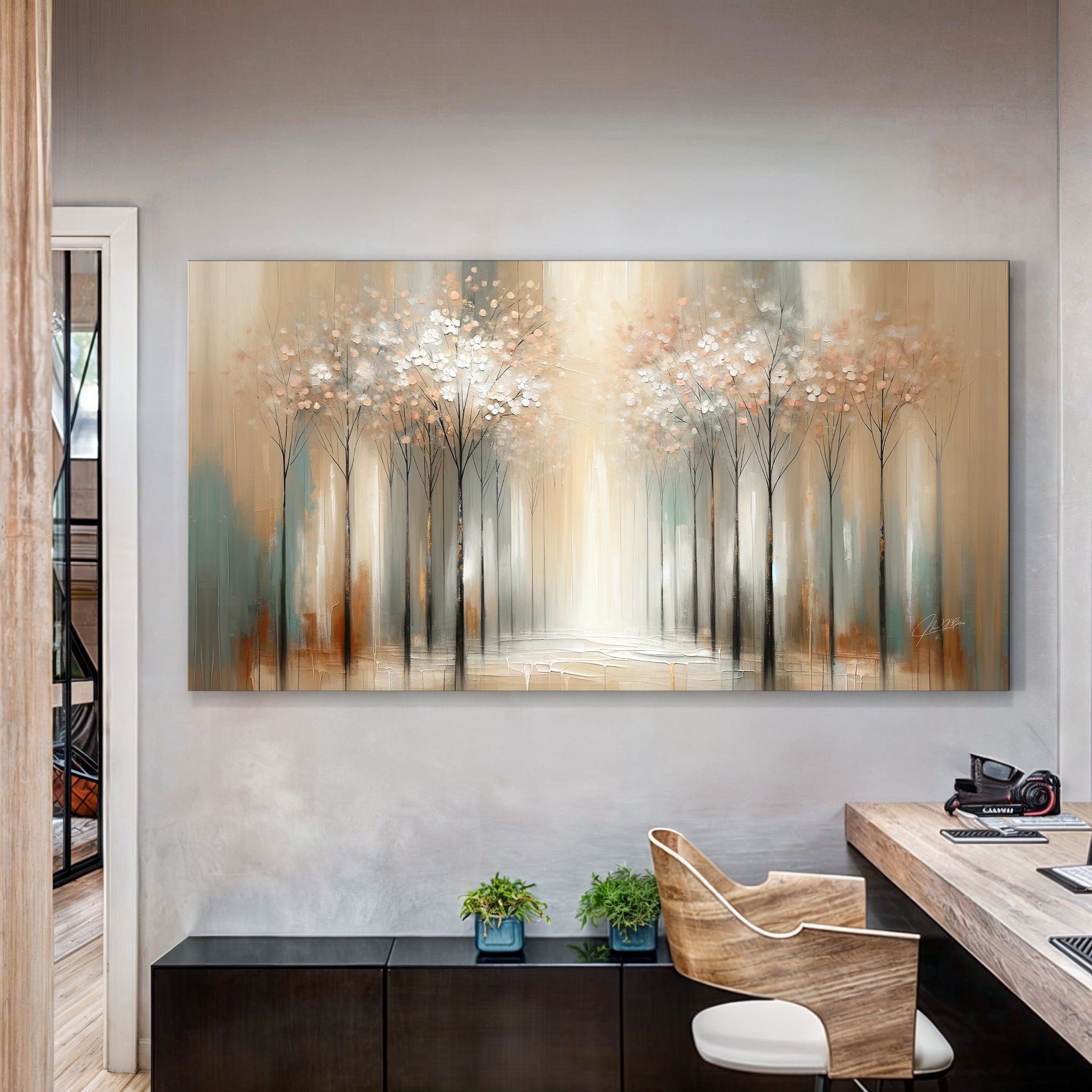 Canvas Print: "Serenity Bloom" by Tailored Canvases - main product image for Resin Society