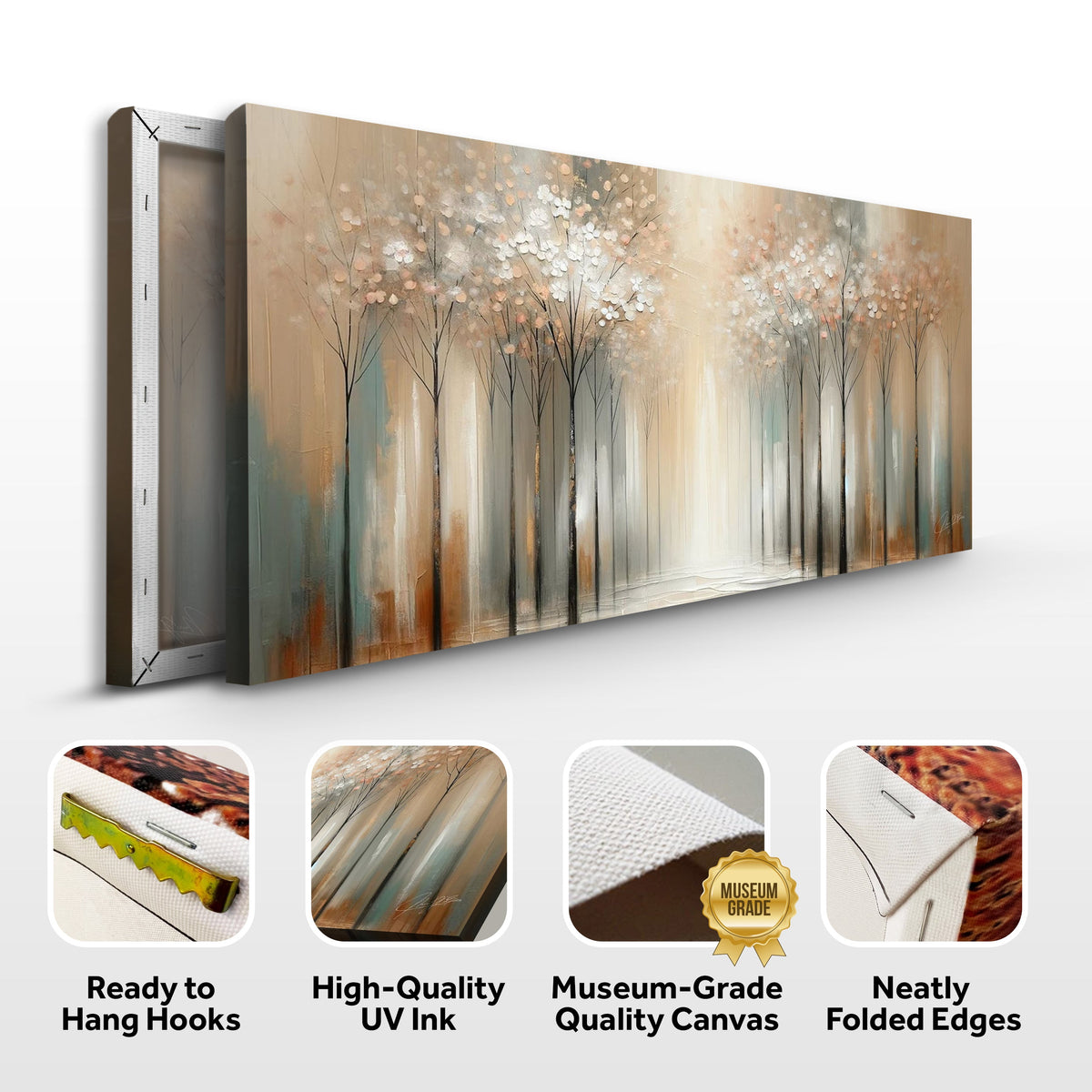 Canvas Print: "Serenity Bloom" by Tailored Canvases - product image 6 for Resin Society