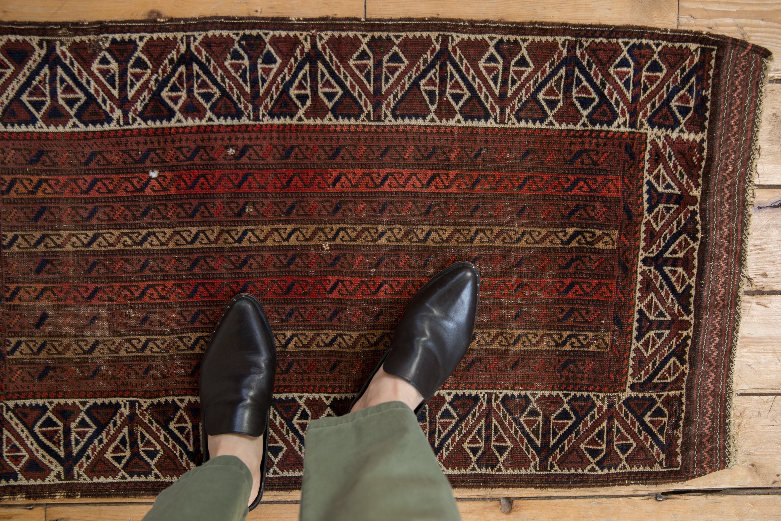 2x3.5 Antique Fine Belouch Rug by Old New House® - product image 2 for Resin Society