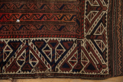 2x3.5 Antique Fine Belouch Rug by Old New House® - product image 8 for Resin Society