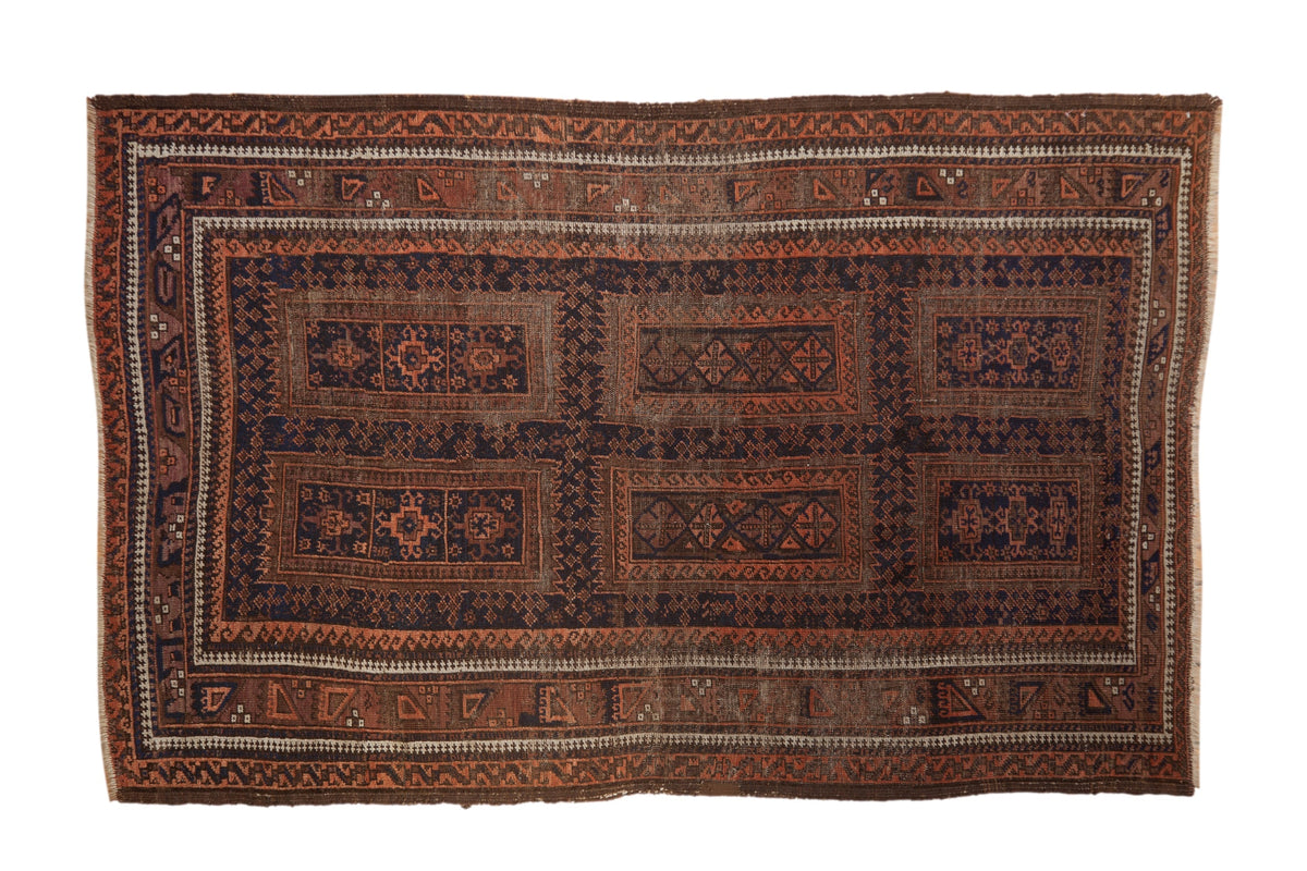 4x6.5 Vintage Belouch Rug by Old New House® - main product image for Resin Society