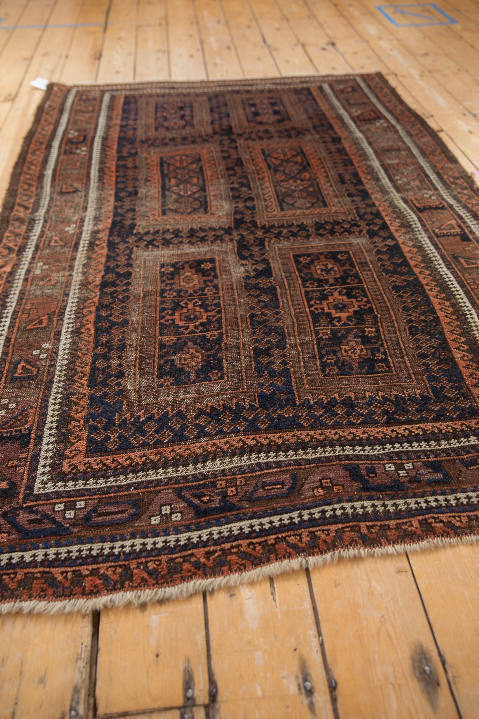 4x6.5 Vintage Belouch Rug by Old New House® - product image 4 for Resin Society