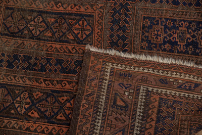 4x6.5 Vintage Belouch Rug by Old New House® - product image 11 for Resin Society