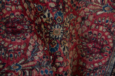 2x2.5 Vintage American Sarouk Square Rug Mat