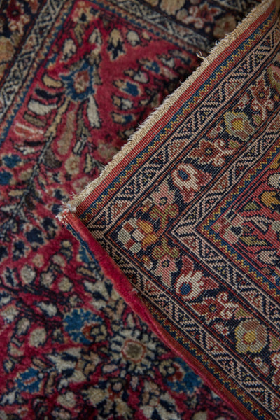 2x2.5 Vintage American Sarouk Square Rug Mat