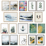Sylvie Eucalyptus Framed Canvas Set by kateandlaurel - product image 11 for Resin Society