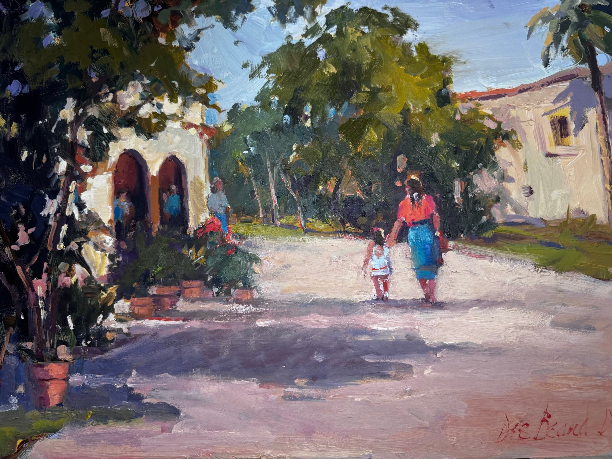 One Hundred and Four artwork: plein air painting on board, 16x20 by John Beard Collection