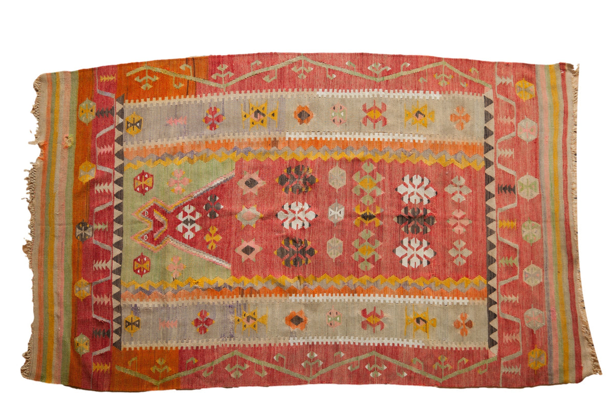 4x7 Vintage Turkish Kilim Rug by Old New House® - main product image for Resin Society
