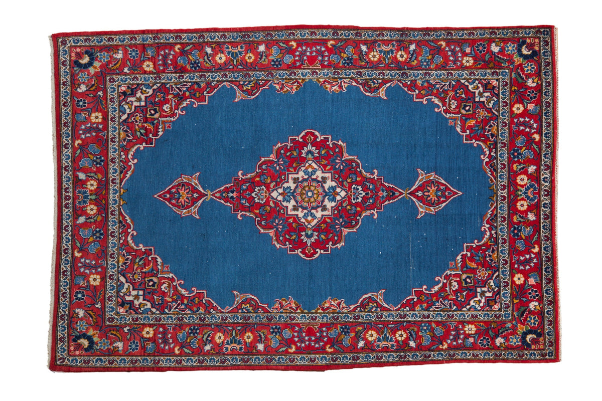 3.5x5.5 Vintage Fine Kashan Rug by Old New House® - main product image for Resin Society