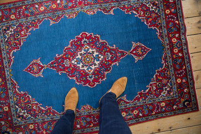 3.5x5.5 Vintage Fine Kashan Rug by Old New House® - product image 2 for Resin Society