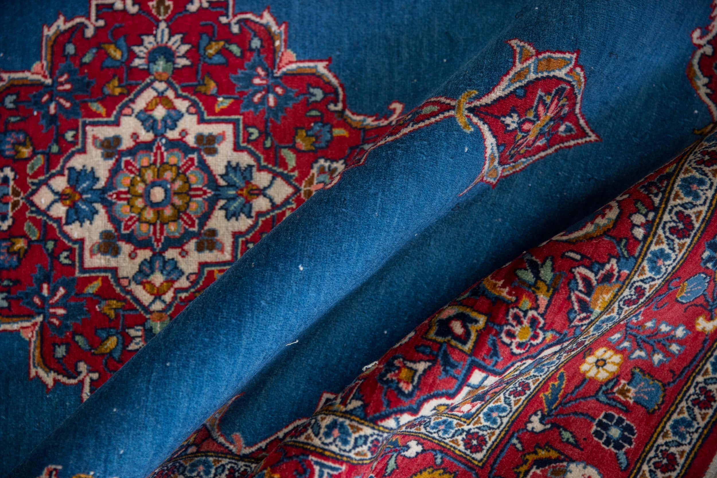 3.5x5.5 Vintage Fine Kashan Rug by Old New House® - product image 8 for Resin Society