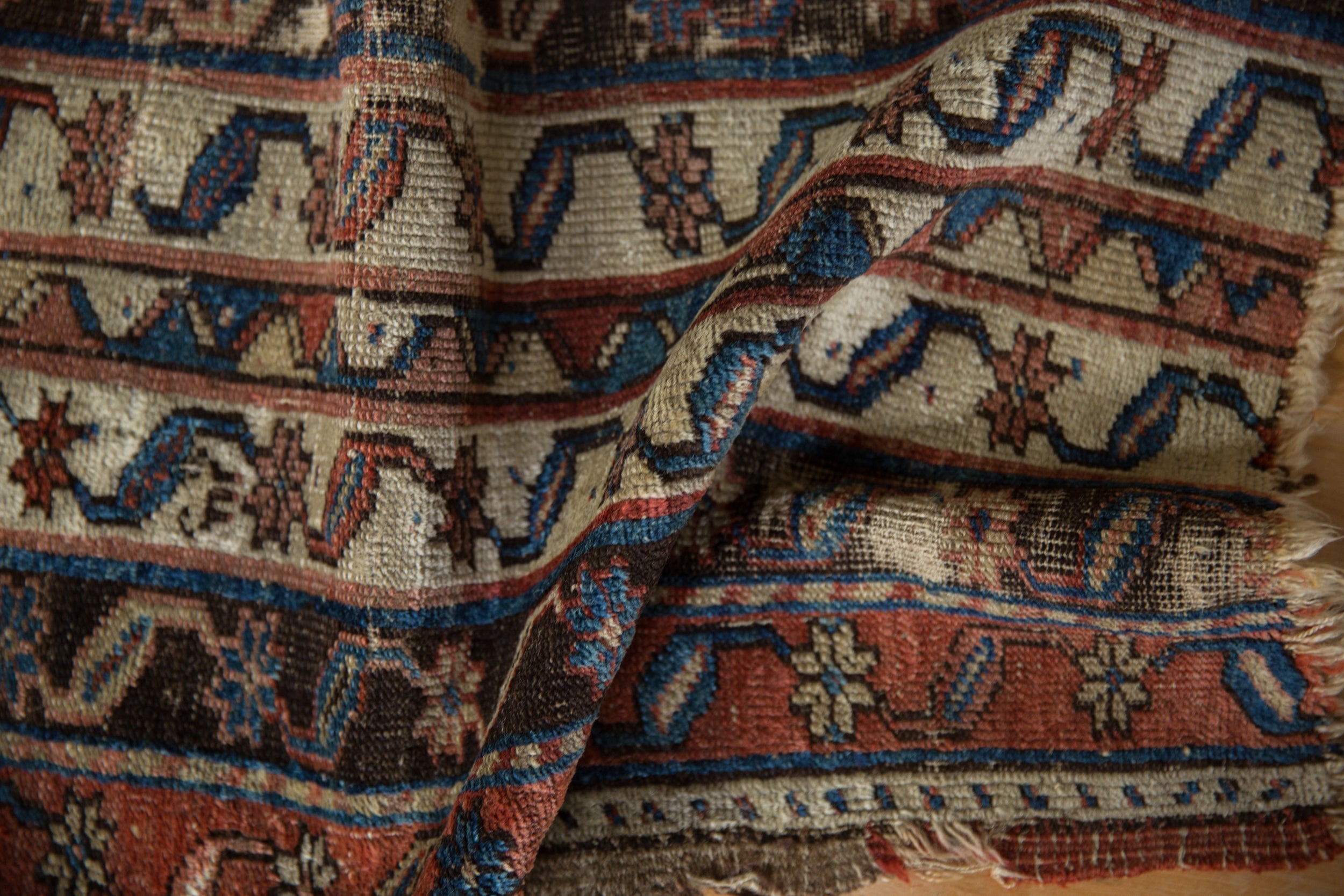 1.5x2.5 Antique Fragment Anatolian Rug Mat by Old New House® - product image 6 for Resin Society