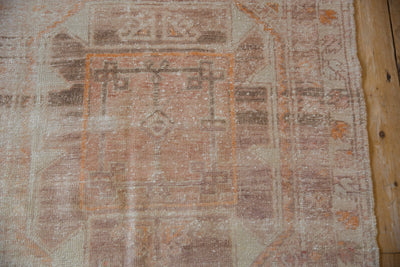 3x6.5 Vintage Distressed Fragment Oushak Rug Runner by Old New House® - product image 3 for Resin Society