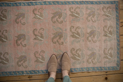 2.5x4.5 Vintage Distressed Oushak Rug by Old New House® - product image 2 for Resin Society