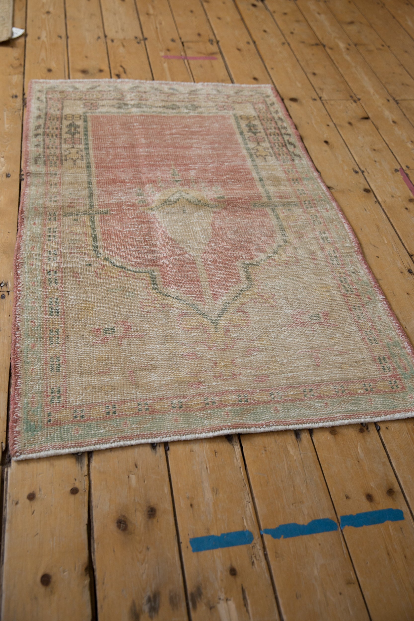 3x4.5 Vintage Distressed Oushak Rug